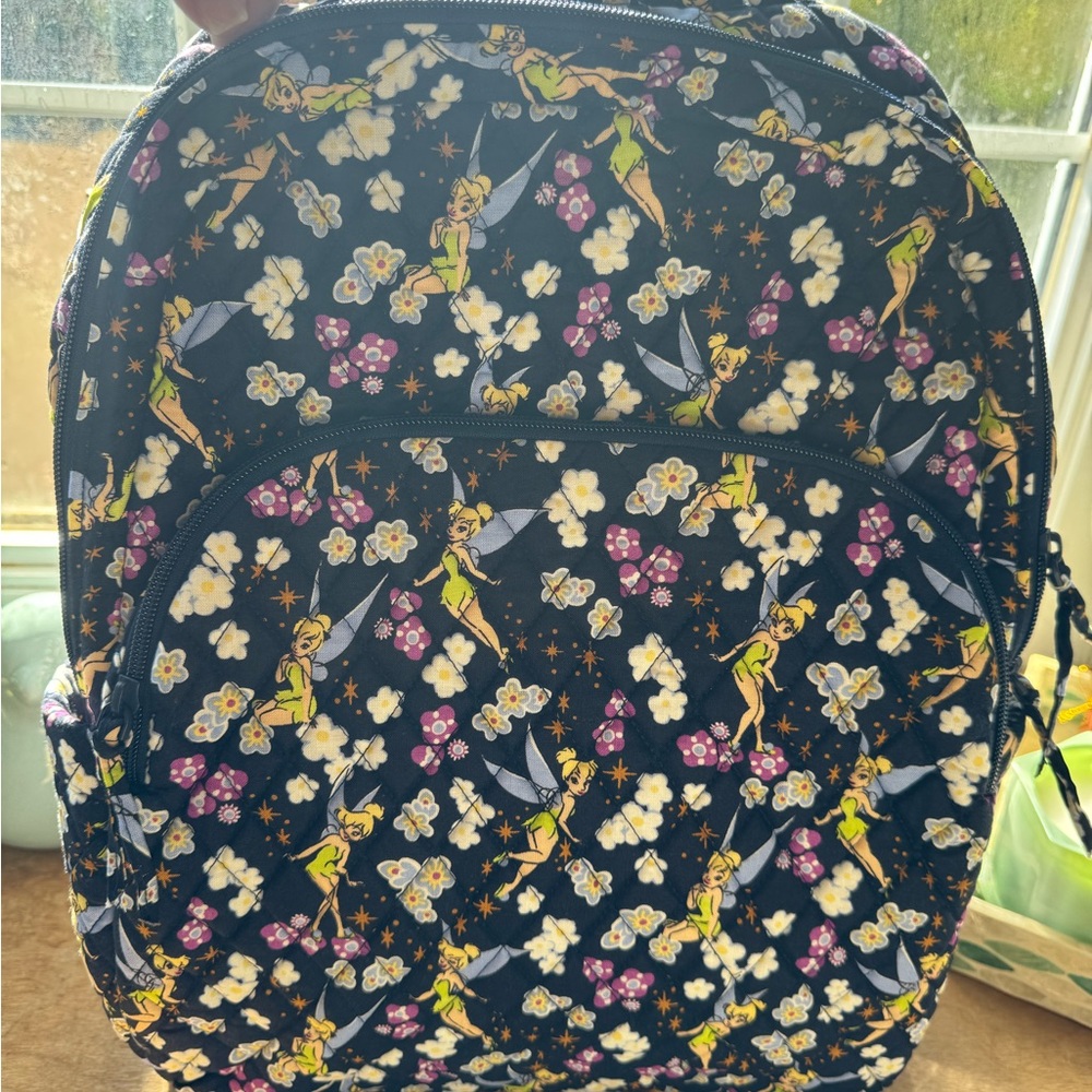 Vera Bradley Tinkerbell Patterned Backpack